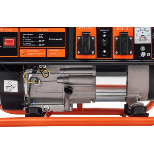 Бензиновый генератор Gigant (2,9 кВт; медная обмотка) GGL-2900 фото 11