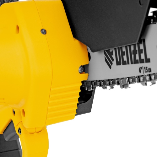 Цепная мини-пила аккумуляторная бесщет., CCS-150, шина 150 мм, Li-Ion, 20 В Denzel фото 24