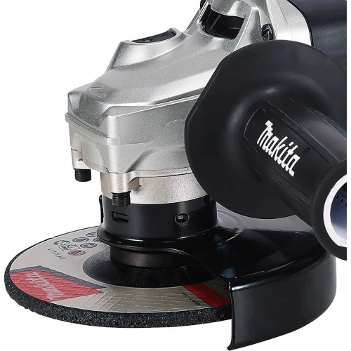 Шлифовальная угловая машина Makita 125 мм, 1900 Вт, 2800-11500 об, SJSII, AFT, тормоз, защита от непреднамеренного пуска, плавный пуск, поддержание оборотов под нагрузкой, широкая клавиша GA5093X01 фото 4