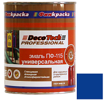 Эмаль DecoTech Professional ПФ-115 Ral 5005 синяя глянцевая 0,9 кг