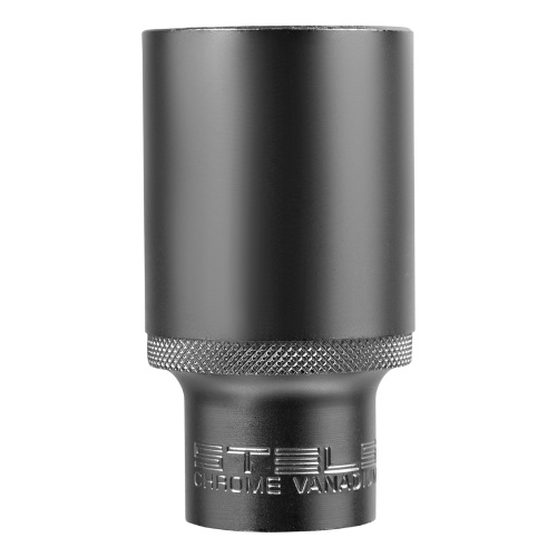 Головка торцевая удлиненная, 30 мм, шестигранная, CrV, под квадрат 1/2 Stels фото 3