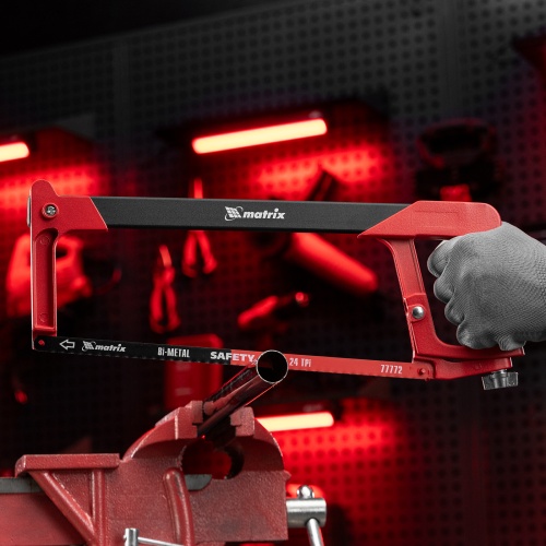 Полотна для ножовки по металлу, 300 мм, 24 TPI, биметаллическое, 2 шт Matrix фото 8