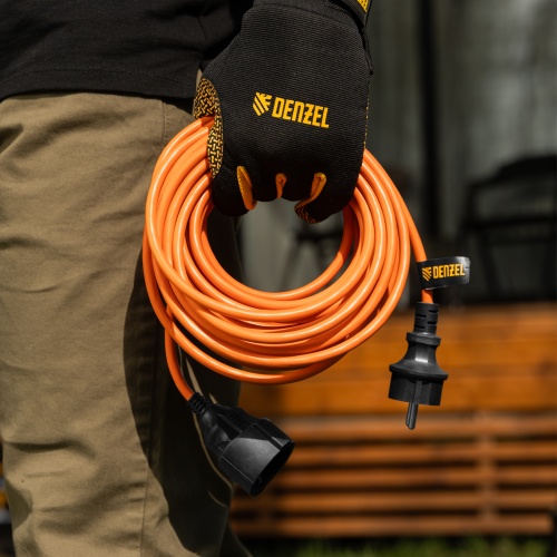 Удлинитель-шнур силовой Garden Series, ПВС, 10м, 1 розетка 3 x 1,5 мм, Denzel фото 9