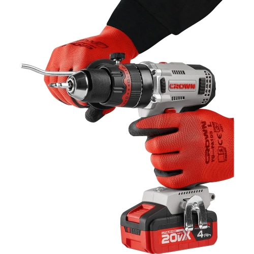 Аккумуляторный ударный шуруповерт Crown bl CT21093HMX-4 BMC фото 8 Аккумуляторный ударный шуруповерт Crown bl CT21093HMX-4 BMC фото 8