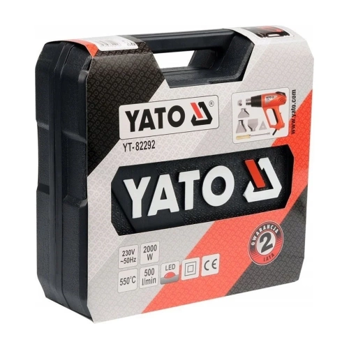 Технический фен YATO 2000Вт 550C YT-82292 370282292 092 1 фото 6