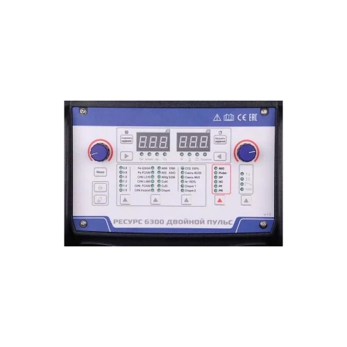 Сварочный полуавтомат АВРОРА РЕСУРС 6300 ДВОЙНОЙ ПУЛЬС, подающий, тележка, водяное охлаждение 37264 фото 9