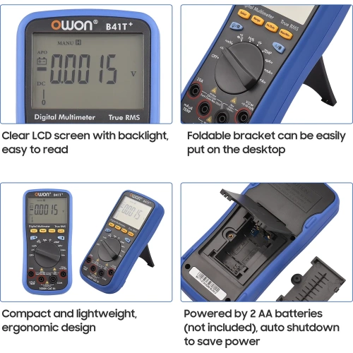 Цифровой мультиметр OWON B41T+ OW103 фото 8 Цифровой мультиметр OWON B41T+ OW103 фото 8