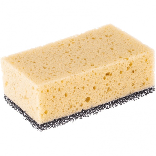 Губка крупнопористая комбинированная для удаления эпоксидной затирки Сибртех 160х95х60 мм 86840