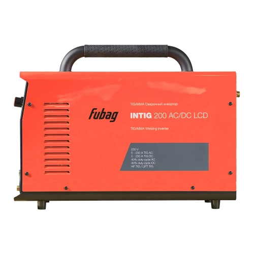 Сварочный инвертор FUBAG INTIG 200 AC/DC Pulse LCD (31592) + Горелка FB TIG 26 5P 4m (38459) 31592.1 фото 3 Сварочный инвертор FUBAG INTIG 200 AC/DC Pulse LCD (31592) + Горелка FB TIG 26 5P 4m (38459) 31592.1 фото 3