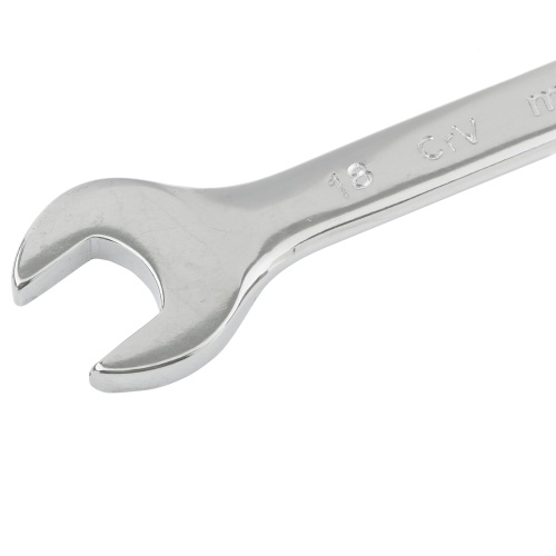 Ключ комбинированный, 18 мм, CrV, полированный хром Matrix фото 2