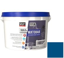 Эмаль универсальная VGT матовая Ral 5010 васильковая 2,5 кг