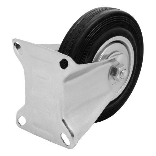 Колесо неповоротное D 125 мм, крепление  платформенное Сибртех фото 4