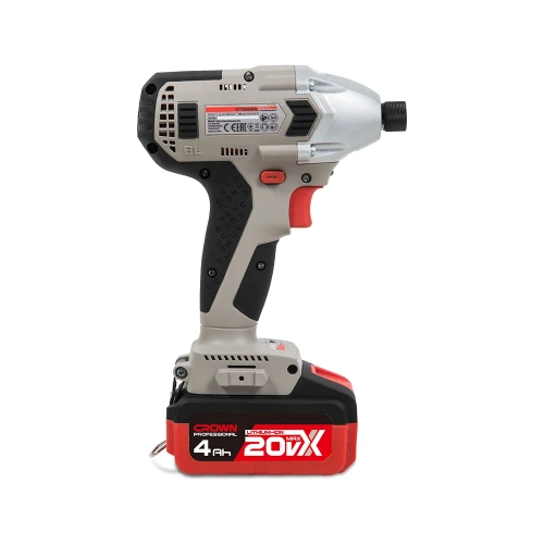 Аккумуляторный ударный винтоверт Crown CT22021HX-4 TB фото 3