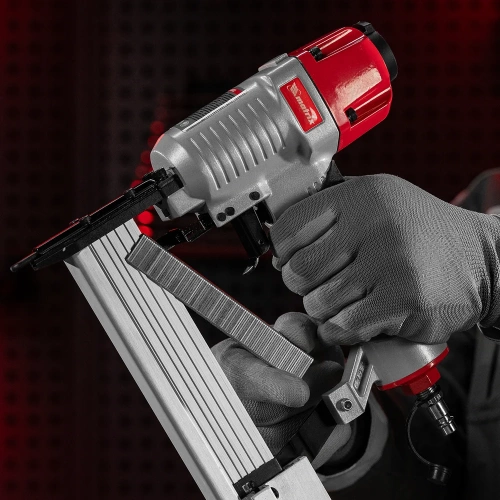 Пневматический нейлер-степлер с регулировкой глубины MATRIX 2 в 1 57428 фото 9