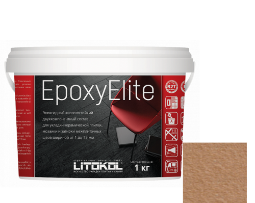 Затирка эпоксидная для швов Litokol Epoxyelite E.11 лесной орех 1 кг