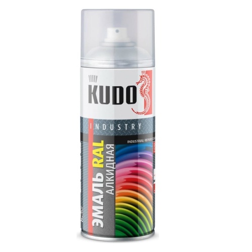 Эмаль универсальная Kudo RAL 9003 KU-09003 сигнальная белая 0,52 л