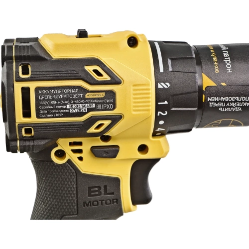 Дрель аккумуляторная Hanskonner 1BatterySystem HCD2065BLC фото 10