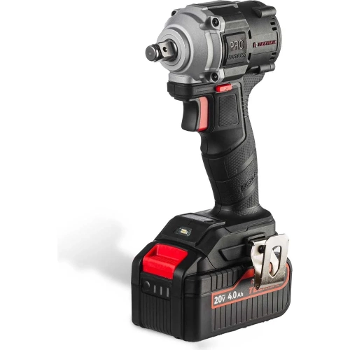 Ударный аккумуляторный гайковерт RUNTEC TECHNIC 1/2, 20 В, 2x4 Ач, 300 Нм RT-IW300T фото 3