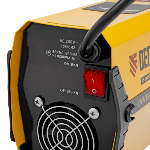 Аппарат инверторный дуговой сварки DS-180 Compact, 180 А, ПВ 70%, диаметр электрода 1.6-4 мм Denzel фото 11