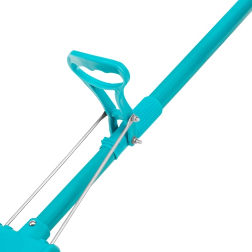 Швабра отжимная, 110 см, губка PVA 26х5,5х6 см, телескопическая рукоятка, бирюзовая, Home Palisad фото 10