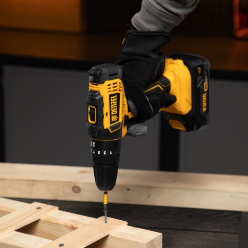 Дрель-шуруповерт аккумуляторная ударная CID-18-0, Li-Ion, 18 В Denzel фото 23