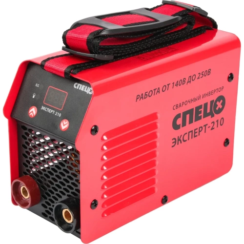 Инвертор сварочный Спец ЭКСПЕРТ-210,дисплей, сенсорное управление, 1*230В, 20-210А,электр.1,6-5мм (акс.в компл.+щиток сварщика+щетка-молоток) СПЕЦ-3473 Инвертор сварочный Спец ЭКСПЕРТ-210,дисплей, сенсорное управление, 1*230В, 20-210А,электр.1,6-5мм (акс.в компл.+щиток сварщика+щетка-молоток) СПЕЦ-3473