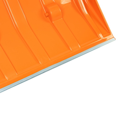 Движок для уборки снега пластиковый, 795х435х1280 мм, стальная рукоятка, усиленный Сибртех фото 4