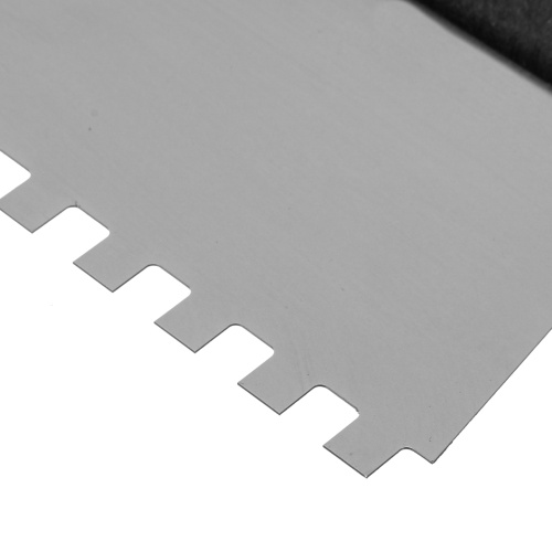 Шпатель  из нержавеющей стали, 350 мм, зуб 6 х 6 мм, пластмассовая ручка Сибртех фото 3