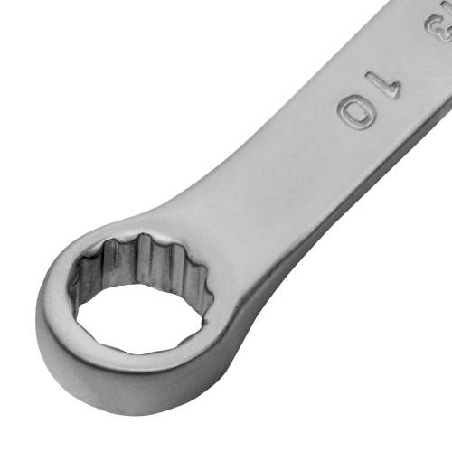 Ключ комбинированный, 10 мм, CrV, матовый хром Matrix фото 4