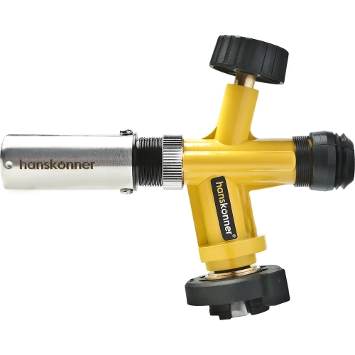 Горелка газовая Hanskonner пьезоподжиг, регулировка остроты пламени, цинковый корпус HK5015-KL-03 фото 3 Горелка газовая Hanskonner пьезоподжиг, регулировка остроты пламени, цинковый корпус HK5015-KL-03 фото 3