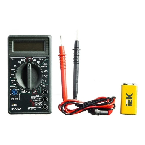 Цифровой мультиметр IEK Universal M832 7327705 TMD-2S-832 фото 3 Цифровой мультиметр IEK Universal M832 7327705 TMD-2S-832 фото 3