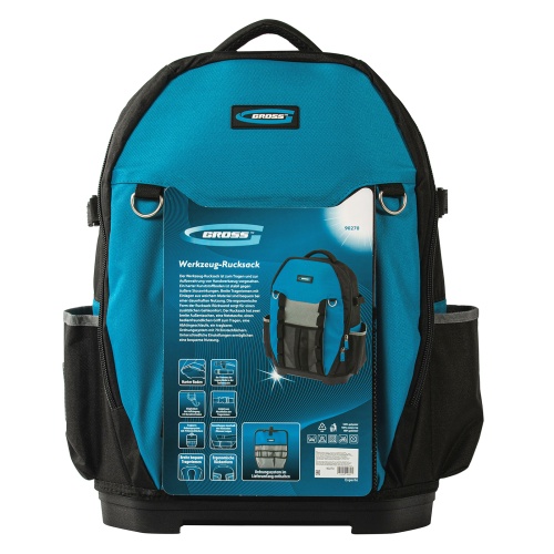 Рюкзак для инструмента Experte, 77 карманов, пластиковое дно, органайзер, 360 х 205 х 470 мм Gross фото 8