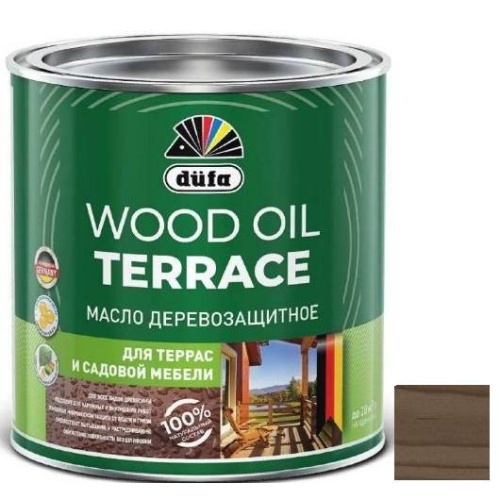 Масло деревозащитное для террас и садовой мебели Dufa Wood Oil Terrace палисандр 2 л