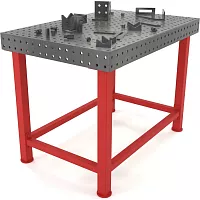 Сварочный стол Flamet с оснасткой, 800x1200 Optima 8 мм, подстолье с перемычками ОPBK-800x1200-8