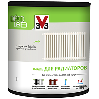 Эмаль для радиаторов V33 Decolab белая 0,5 л