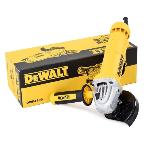 Угловая шлифмашина Dewalt DWE4203, 1010 Вт, 125 мм, 11000 об/мин DWE4203-QS Угловая шлифмашина Dewalt DWE4203, 1010 Вт, 125 мм, 11000 об/мин DWE4203-QS