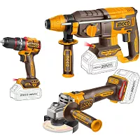 Набор аккумуляторного инструмента INGCO 3 шт 20В INDUSTRIAL COSLI241198