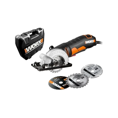 Дисковая пила WORX 400 Вт, 85 мм, кейс WX423.1 фото 3 Дисковая пила WORX 400 Вт, 85 мм, кейс WX423.1 фото 3