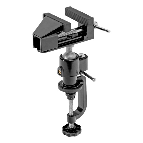 Тиски настольные, многофункциональные, сменная насадка, хомут для дрели, шарнирный механизм, 70 мм Matrix фото 31