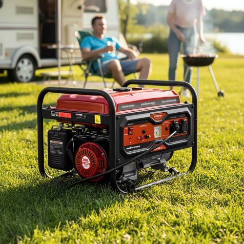 Генератор бензиновый LK-2800R, 2,8 кВт, 230В, ручной стартер Kronwerk фото 24