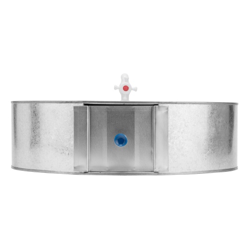 Умывальник оцинкованный, 20 л с краном и крышкой фото 3