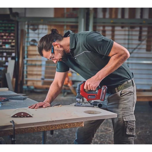 Лобзик аккумуляторный Einhell PXC TP-JS 18/135 Li BL, 18В, 135мм, ход 26мм, Quick, рук.скоба, без АКК и ЗУ 4321260 фото 4 Лобзик аккумуляторный Einhell PXC TP-JS 18/135 Li BL, 18В, 135мм, ход 26мм, Quick, рук.скоба, без АКК и ЗУ 4321260 фото 4