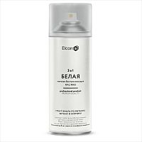 Грунт-эмаль аэрозоль по ржавчине Elcon 3 в 1 матовая белая RAL 9003 520 мл