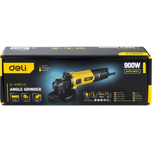 Угловая шлифмашина DELI DL-JM125-E1 103024 фото 9 Угловая шлифмашина DELI DL-JM125-E1 103024 фото 9
