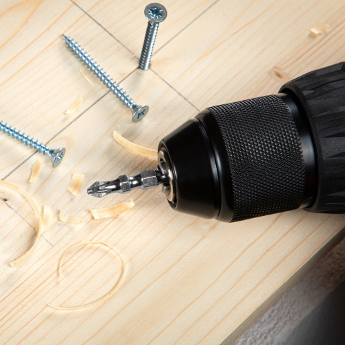 Бита двухсторонняя, PH2-PZ2 х 45 мм, сталь S2, 10 шт. Gross фото 6