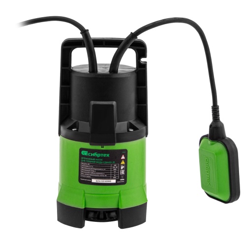 Дренажный насос для грязной воды СДН450-35, 450 Вт, напор 5.5 м, 8000 л/ч Сибртех фото 4