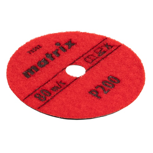 Алмазный гибкий шлифовальный круг, 100 мм, P200, сухое шлифование, 5 ш. Matrix фото 3 Алмазный гибкий шлифовальный круг, 100 мм, P200, сухое шлифование, 5 ш. Matrix фото 3