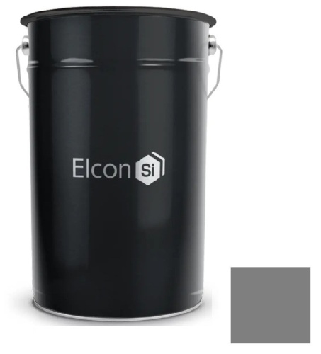 Эмаль термостойкая Elcon КО-8111 400 градусов серая 25 кг