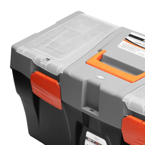 Ящик для инструмента 23", 590х300х300 мм, пластик Россия// Stels фото 11