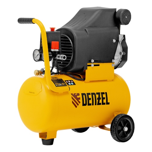 Компрессор воздушный DLC1300/24 безмасляный 1.3 кВт, 24 литра, 206 л/мин Denzel Компрессор воздушный DLC1300/24 безмасляный 1.3 кВт, 24 литра, 206 л/мин Denzel